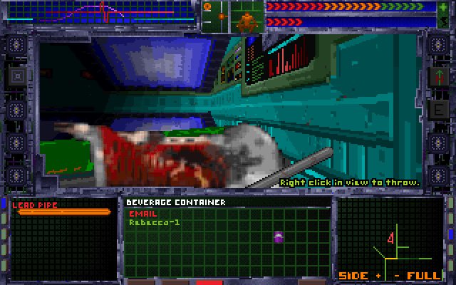 system-shock screenshot for dos