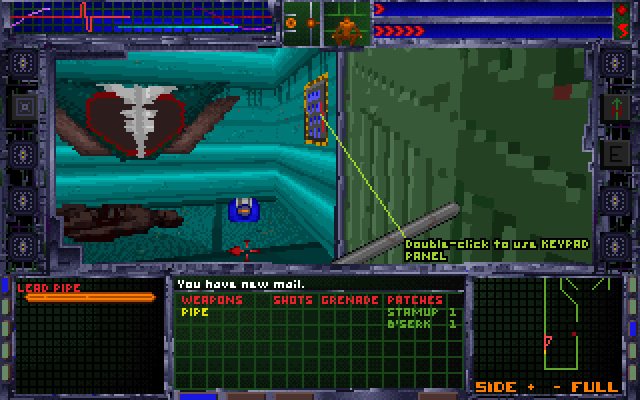 system-shock screenshot for dos