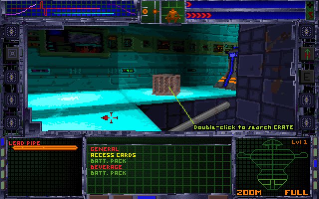 system-shock screenshot for dos