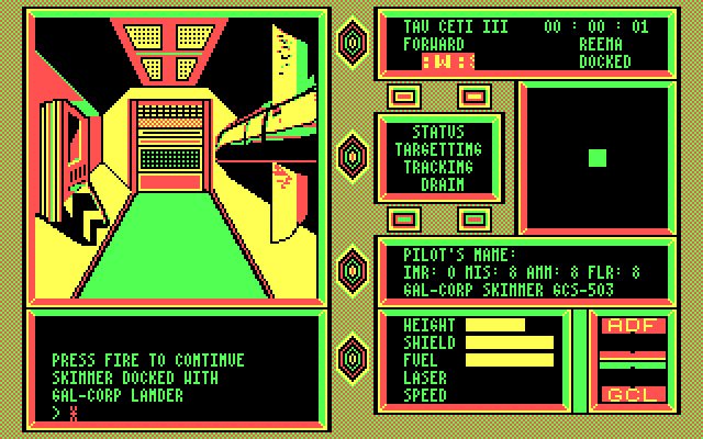 tau-ceti screenshot for dos