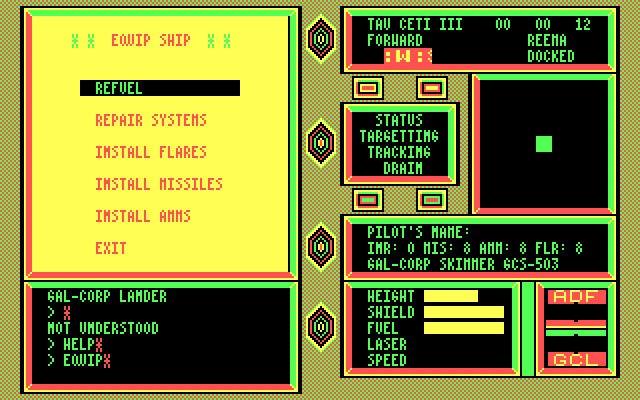 tau-ceti screenshot for dos