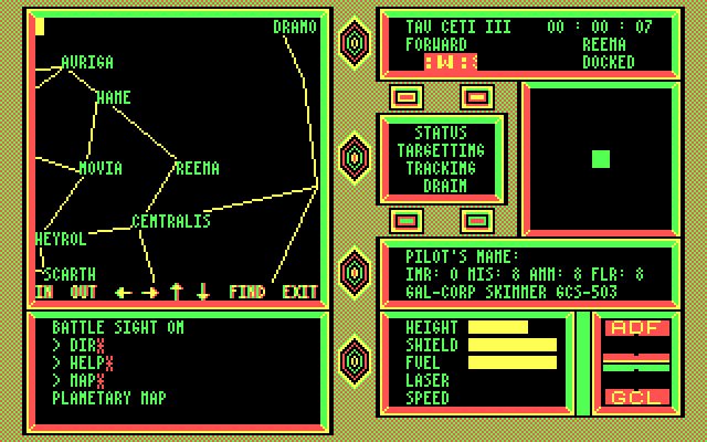 tau-ceti screenshot for dos