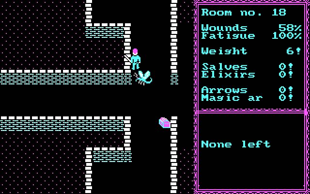 temple-of-apshai-trilogy screenshot for dos