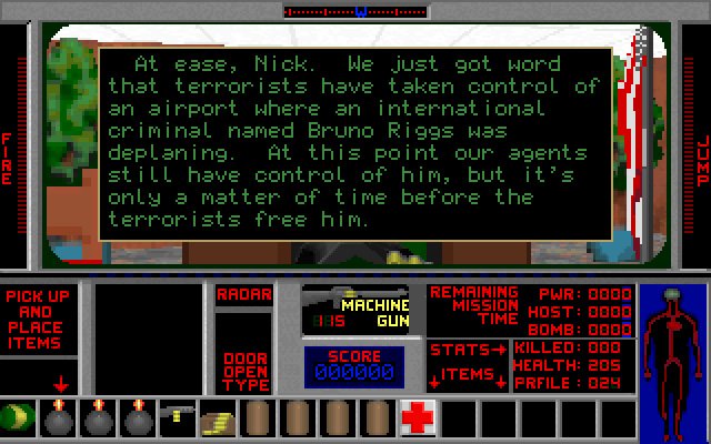 terminal-terror screenshot for dos