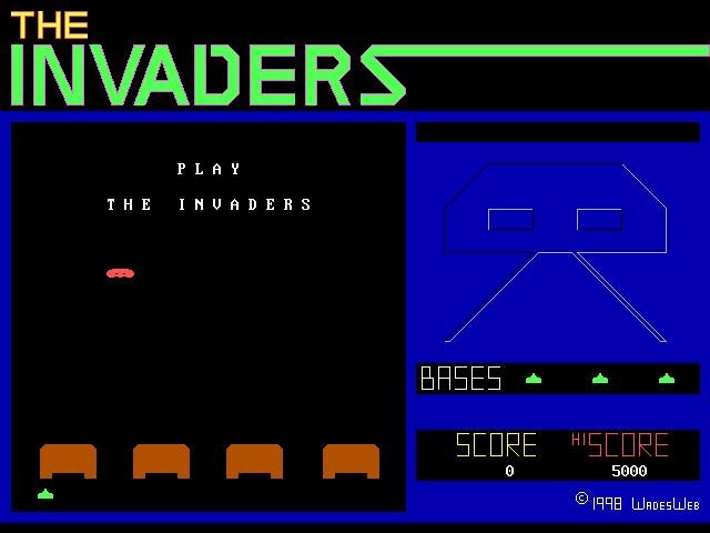 the-invaders screenshot for dos