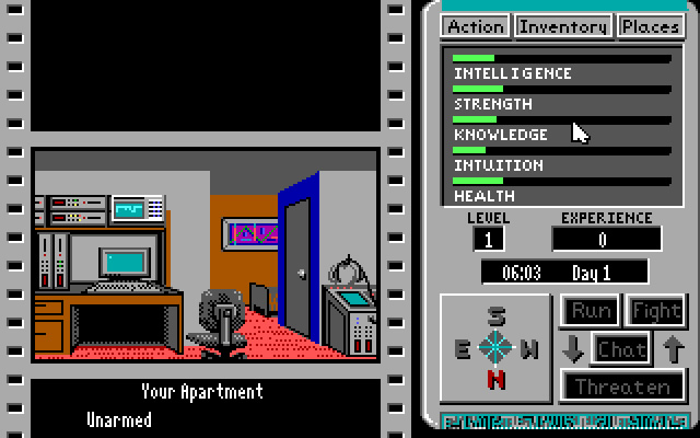 the-third-courier screenshot for dos