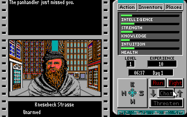 the-third-courier screenshot for dos