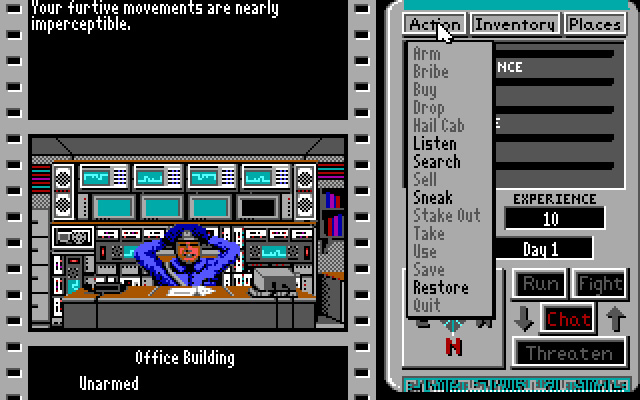 the-third-courier screenshot for dos