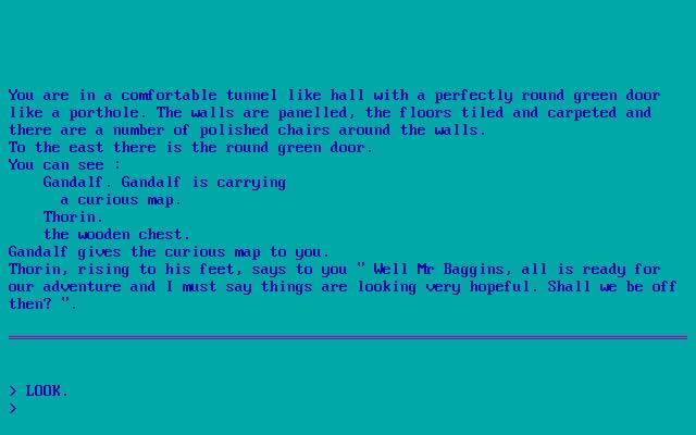 the-hobbit screenshot for dos