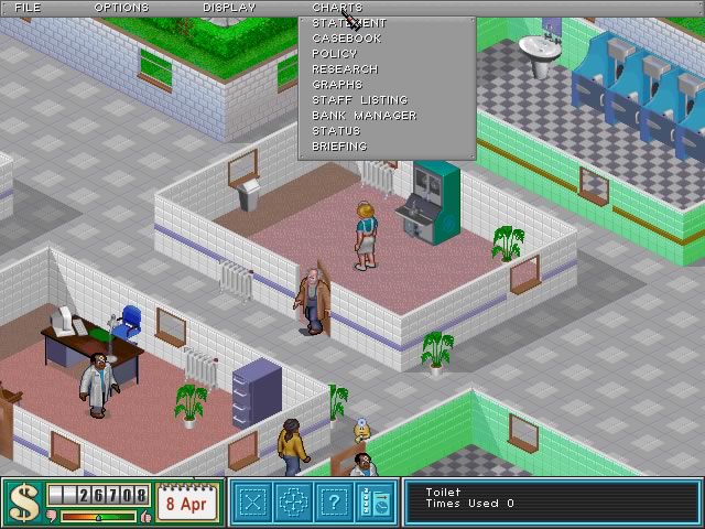 theme-hospital screenshot for dos