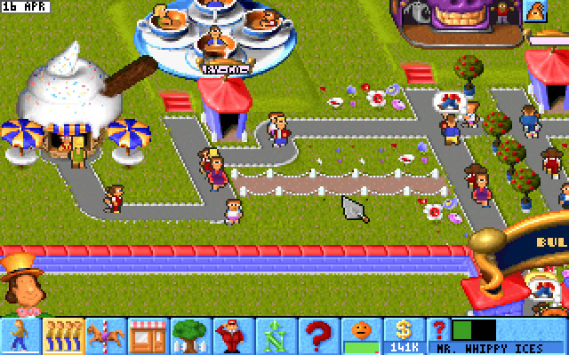 theme-park screenshot for dos