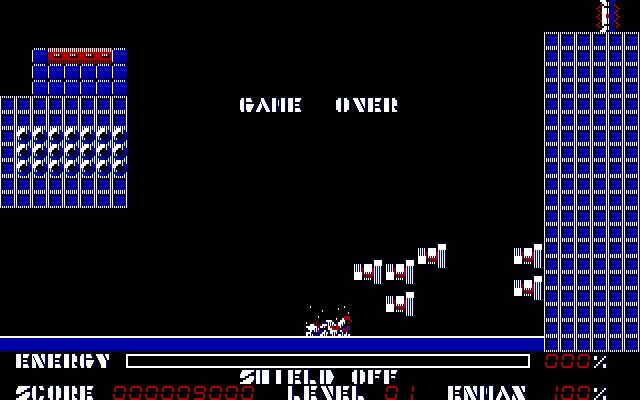 thexder screenshot for dos