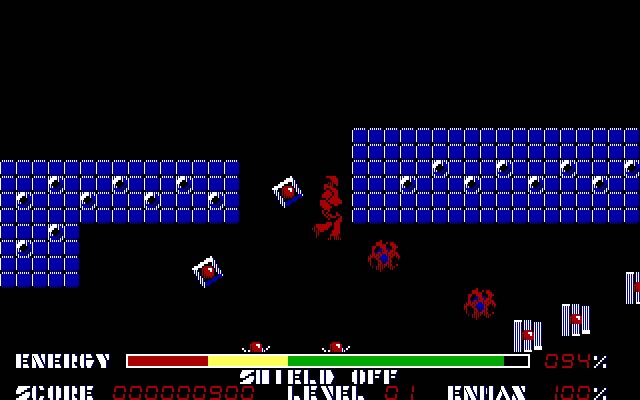 thexder screenshot for dos