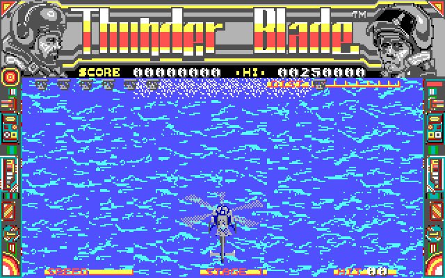 thunderblade screenshot for dos