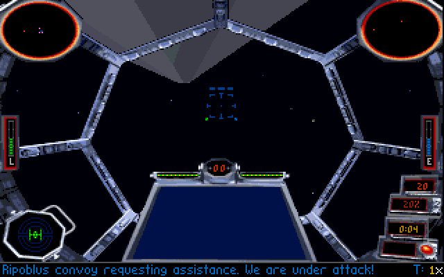 star-wars-tie-fighter screenshot for dos