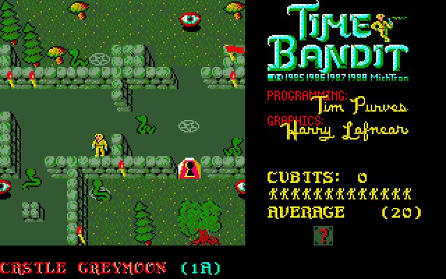 time-bandit screenshot for dos