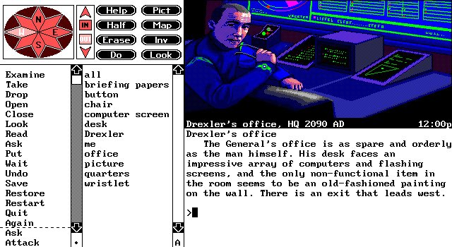 timequest screenshot for dos