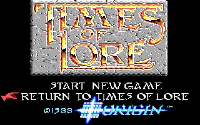 times-of-lore screenshot for dos