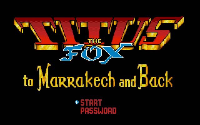 titus-the-fox screenshot for dos