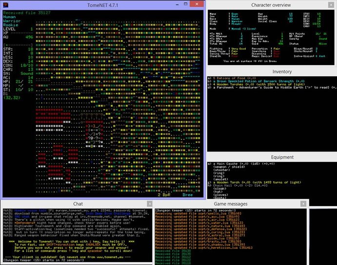 TomeNET screenshot