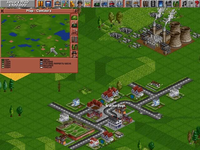 transport-tycoon screenshot for dos