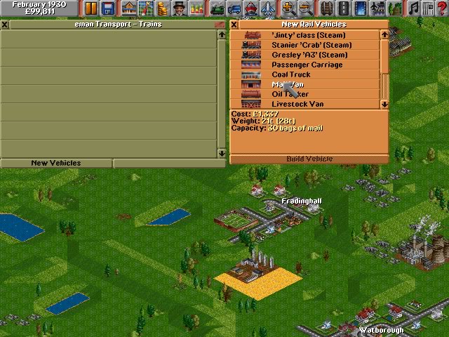 transport-tycoon screenshot for dos