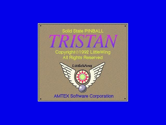 tristan-pinball screenshot for dos