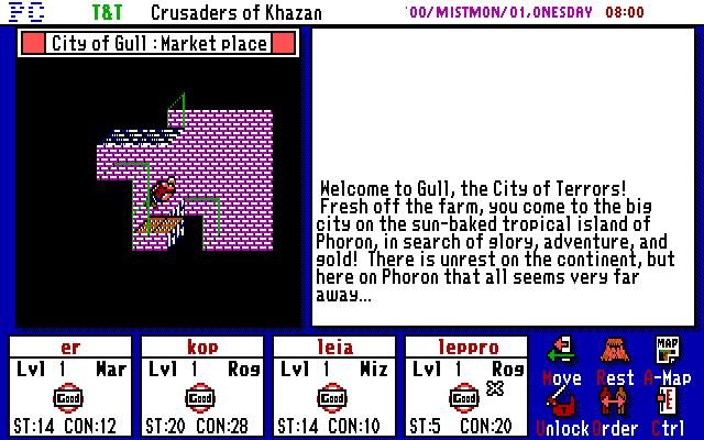 tunnels-amp-trolls-crusaders-of-khazan screenshot for dos