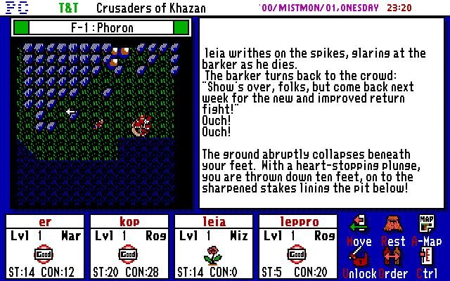 tunnels-amp-trolls-crusaders-of-khazan screenshot for dos