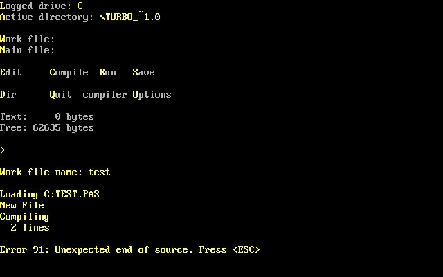 borland-turbo-pascal-2-0 screenshot for dos