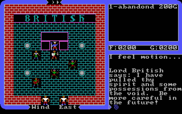 ultima-4-quest-of-the-avatar screenshot for dos