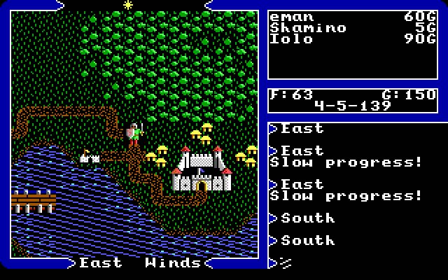 ultima-5-warriors-of-destiny screenshot for dos