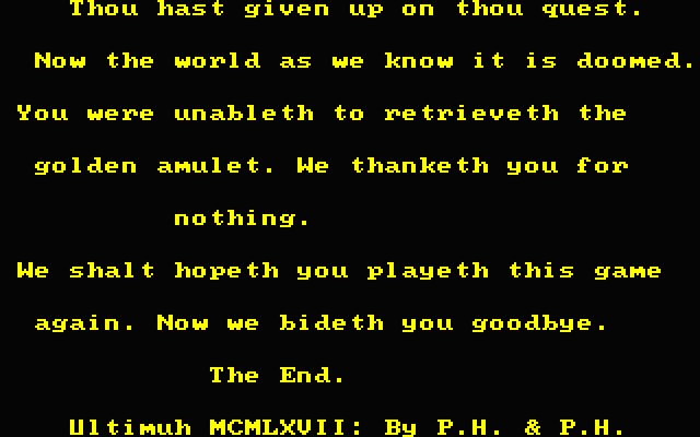 ultimuh-mcmlxvii-part-2-of-the-39th-trilogy screenshot for dos