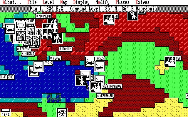 ums-2-nations-at-war screenshot for dos