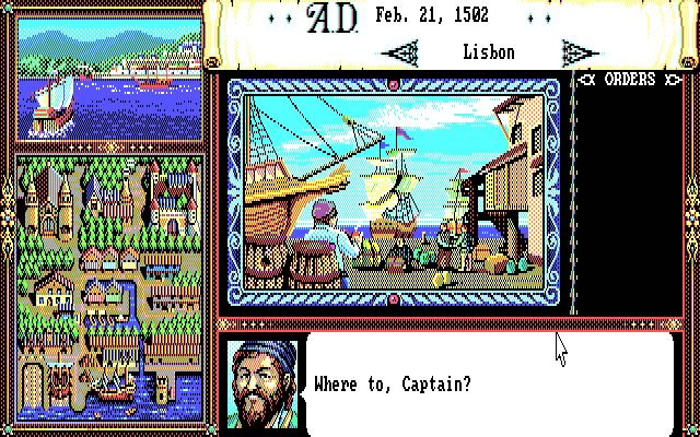 uncharted-waters screenshot for dos