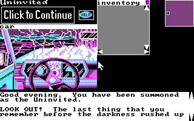uninvited screenshot for dos