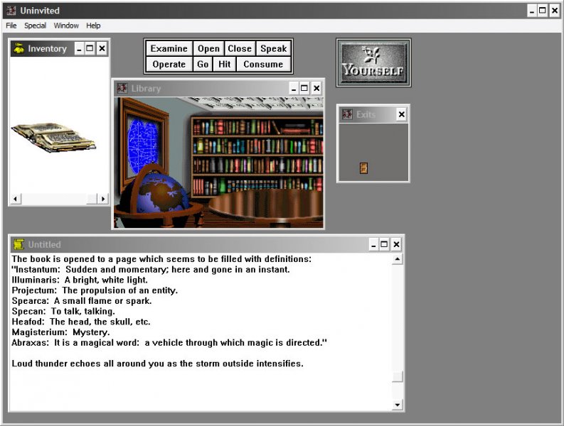 uninvited screenshot for win3x