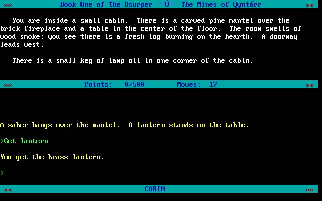 the-usurper screenshot for dos