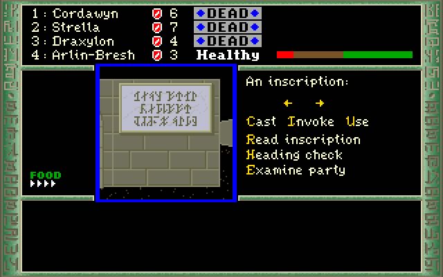 the-dark-heart-of-uukrul screenshot for dos