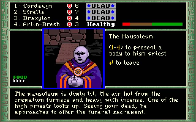 the-dark-heart-of-uukrul screenshot for dos