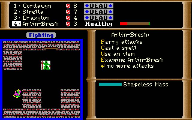 the-dark-heart-of-uukrul screenshot for dos