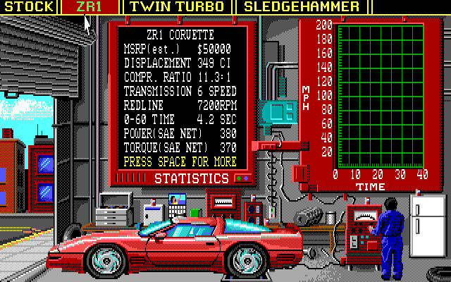 vette screenshot for dos