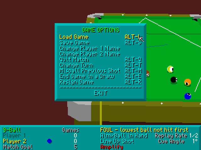 virtual-pool screenshot for dos