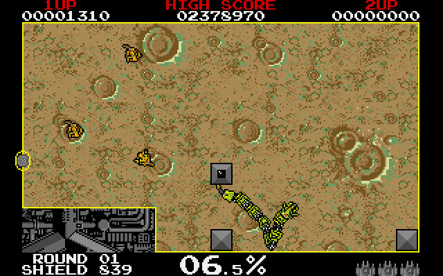 volfied screenshot for dos