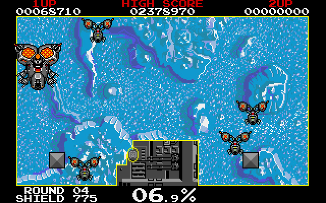 volfied screenshot for dos