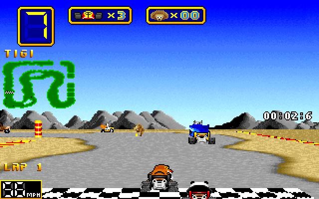 wacky-wheels screenshot for dos