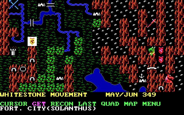 war-of-the-lance screenshot for dos