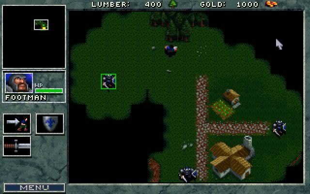 warcraft-orcs-and-humans screenshot for dos