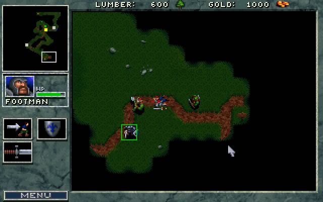warcraft-orcs-and-humans screenshot for dos