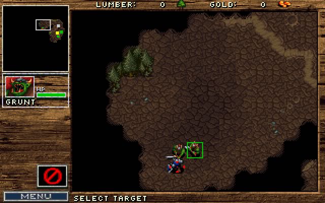 warcraft-orcs-and-humans screenshot for dos